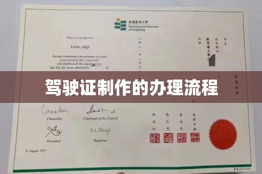 阿拉善盟驾驶证制作的办理流程