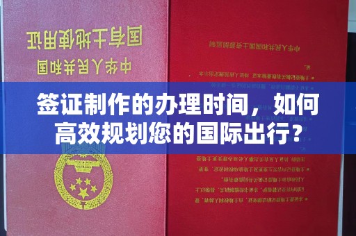 阿拉善盟签证制作的办理时间，如何高效规划您的国际出行？