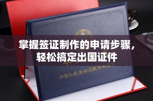 阿拉善盟掌握签证制作的申请步骤，轻松搞定出国证件