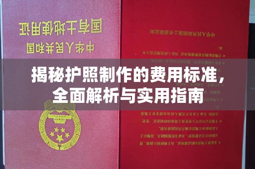 阿拉善盟揭秘护照制作的费用标准，全面解析与实用指南