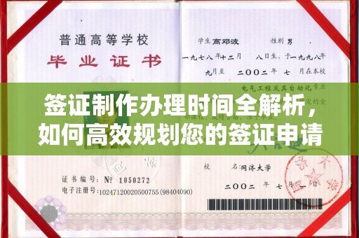 阿拉善盟签证制作办理时间全解析，如何高效规划您的签证申请流程