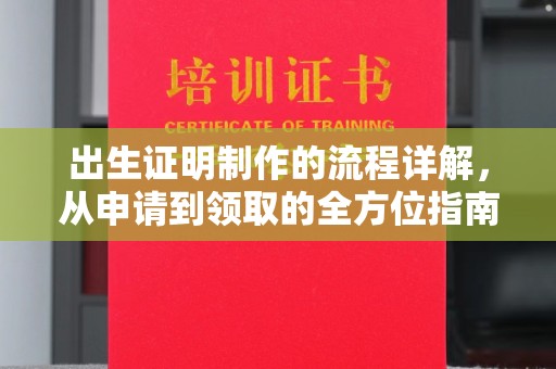 阿拉善盟出生证明制作的流程详解，从申请到领取的全方位指南